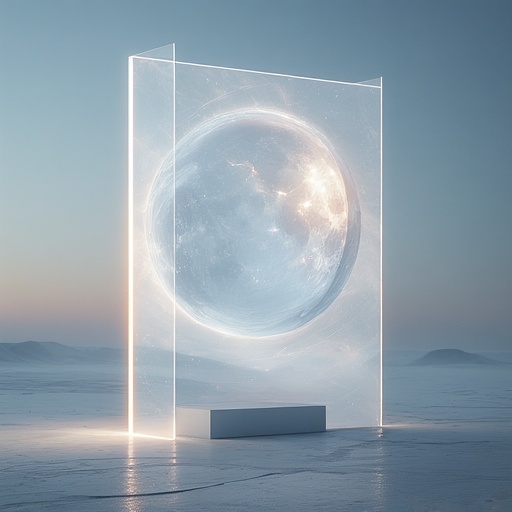 見えない部分の重要性を象徴する抽象的なビジュアル